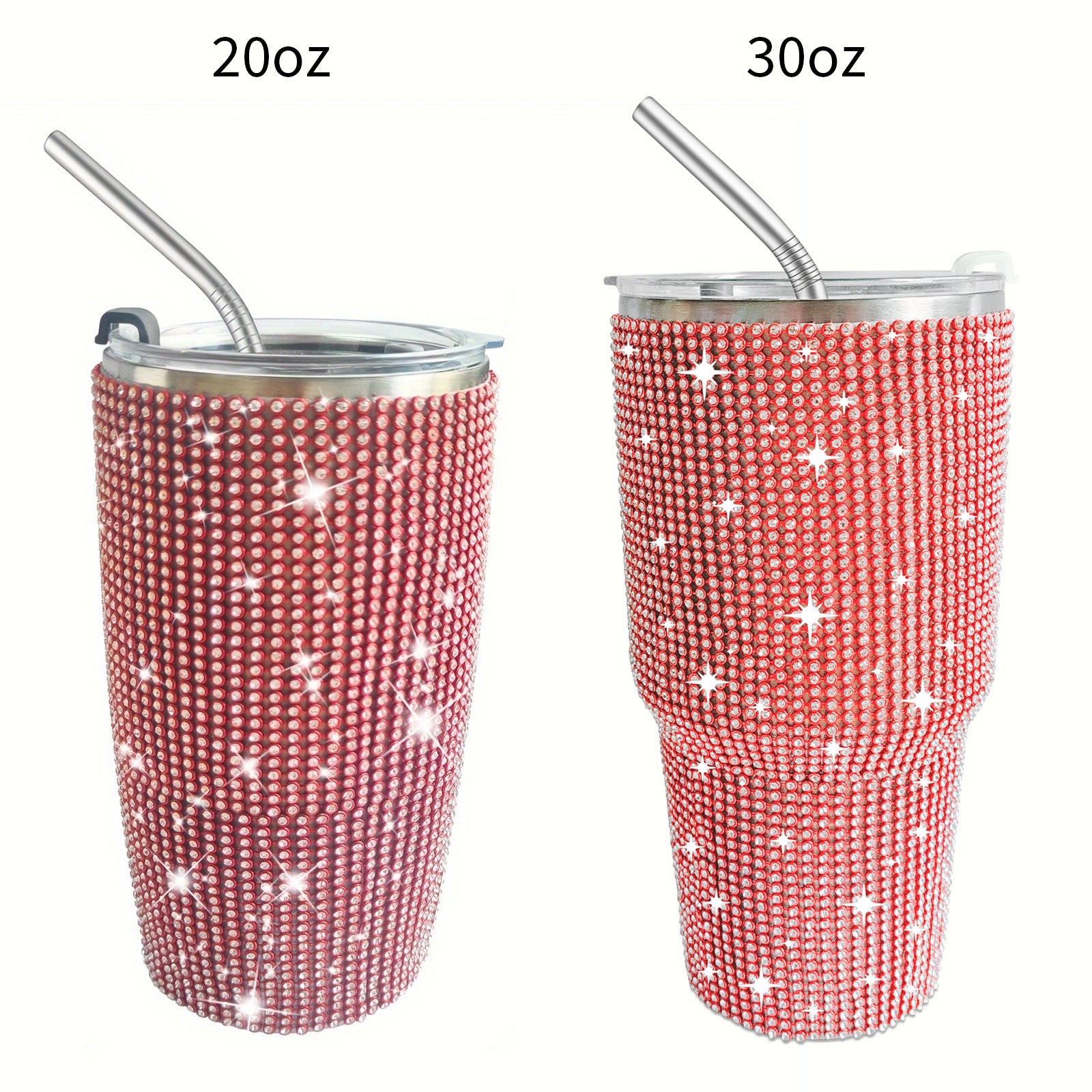Wholesale Tumbler Diamond-encrusted Leopard Print 20oz/30oz Tumbler Cup
